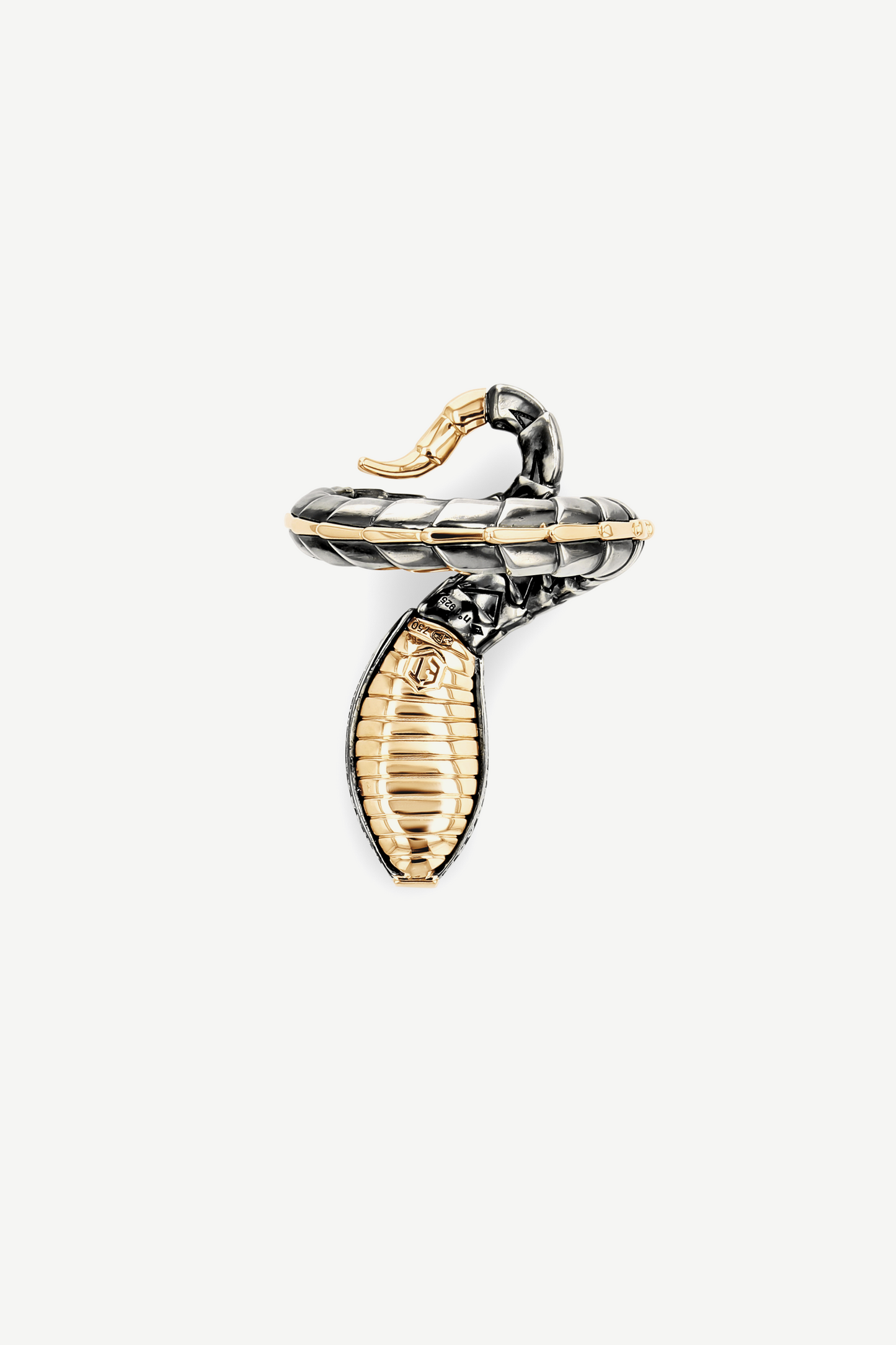 Bague Petit Serpent Tourmaline
