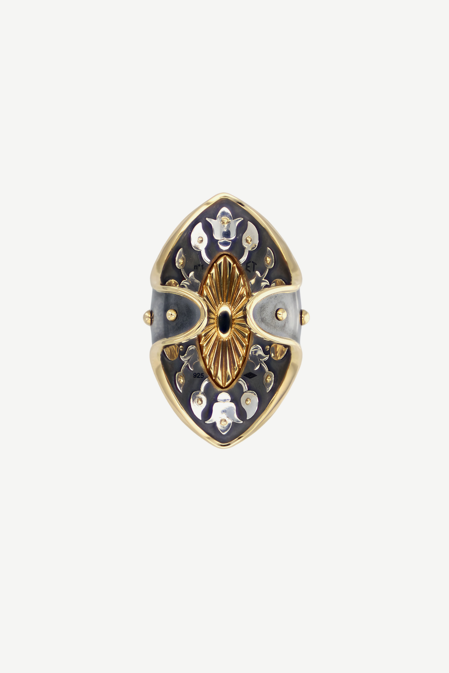 Elie Top Bague Écu Opale La Dame du Lac