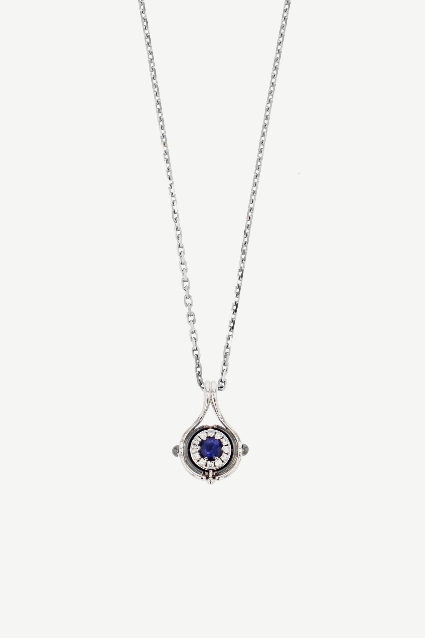 Elie Top Pendentif Mira Saphir Bleu Sirius