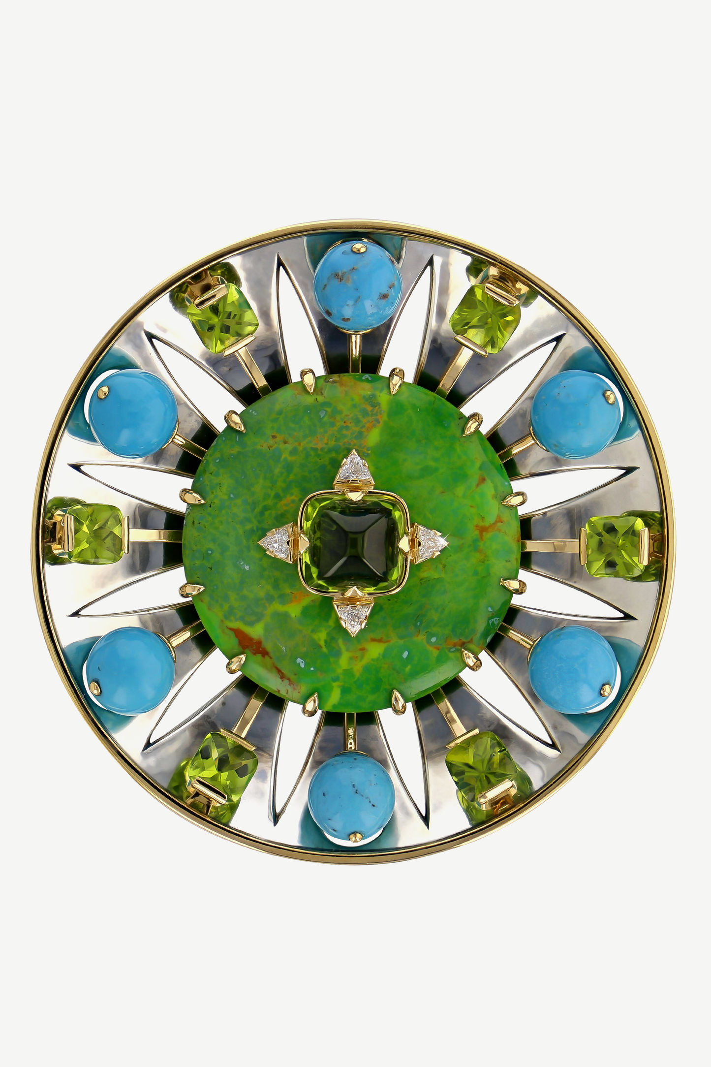 Elie Top Pendentif Parabole Turquoise Avalon