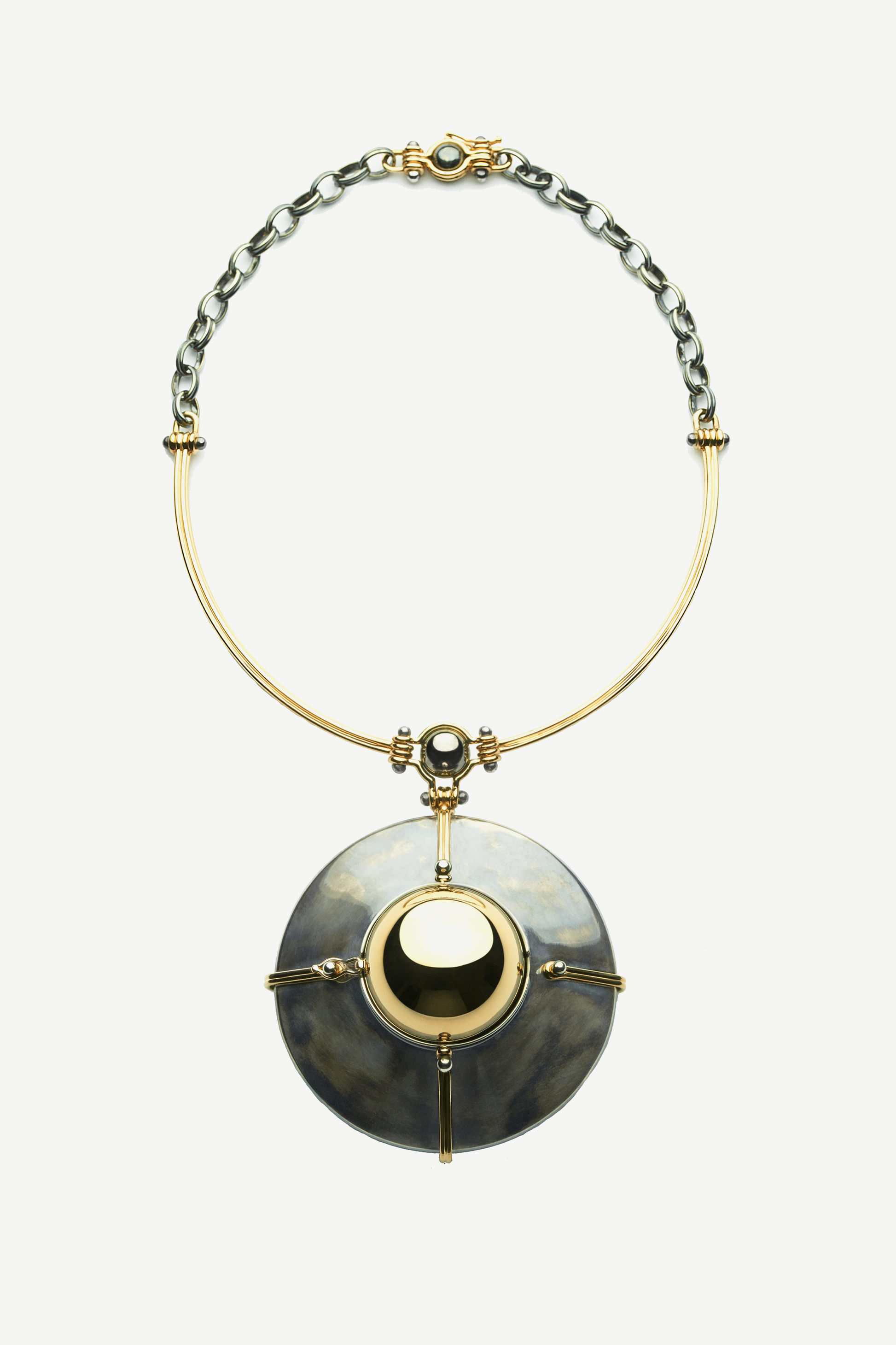 Elie Top Pendentif Scaphandre Diamants Mécaniques Célestes