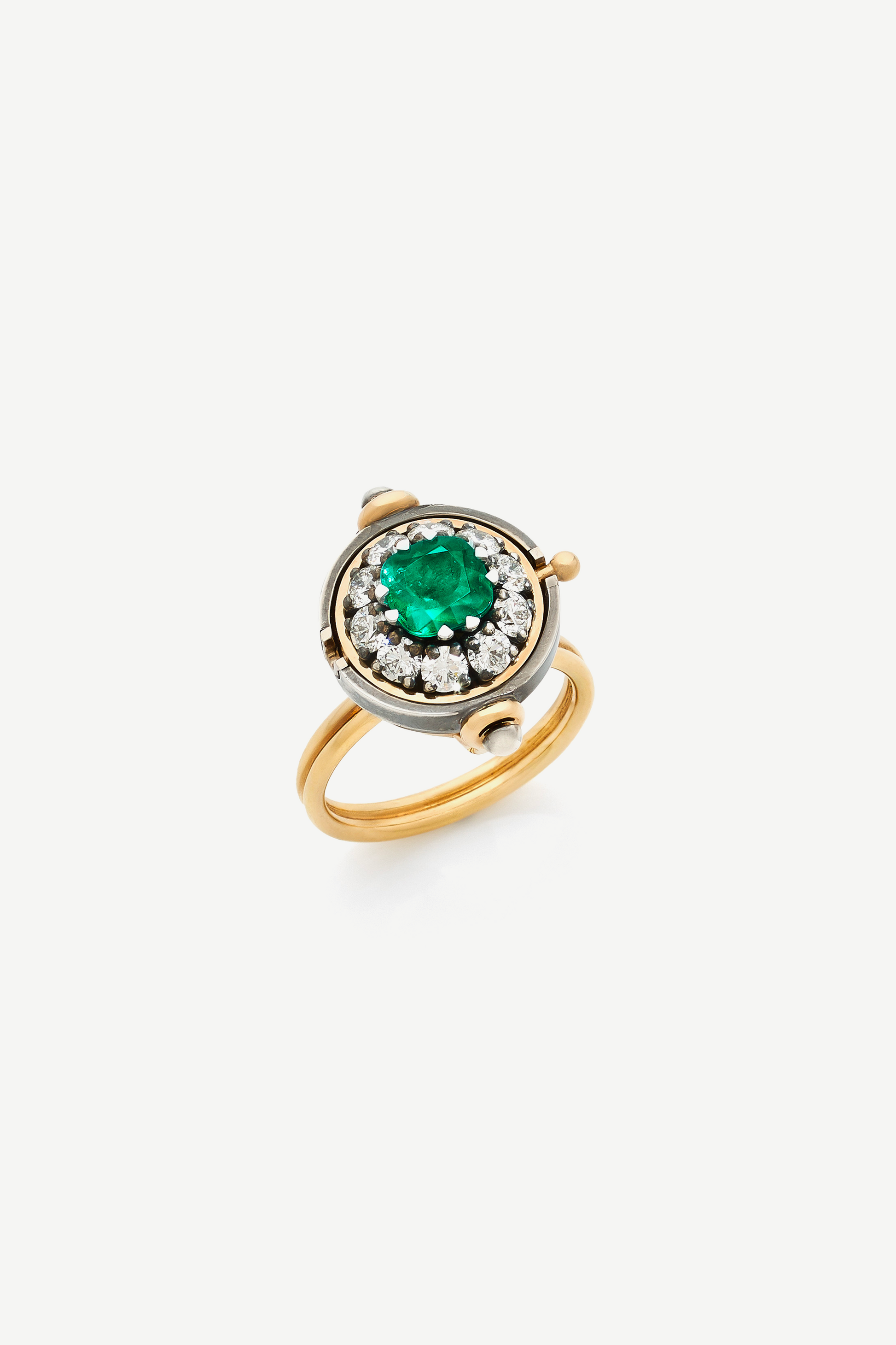 bague sirius emeraude diamant