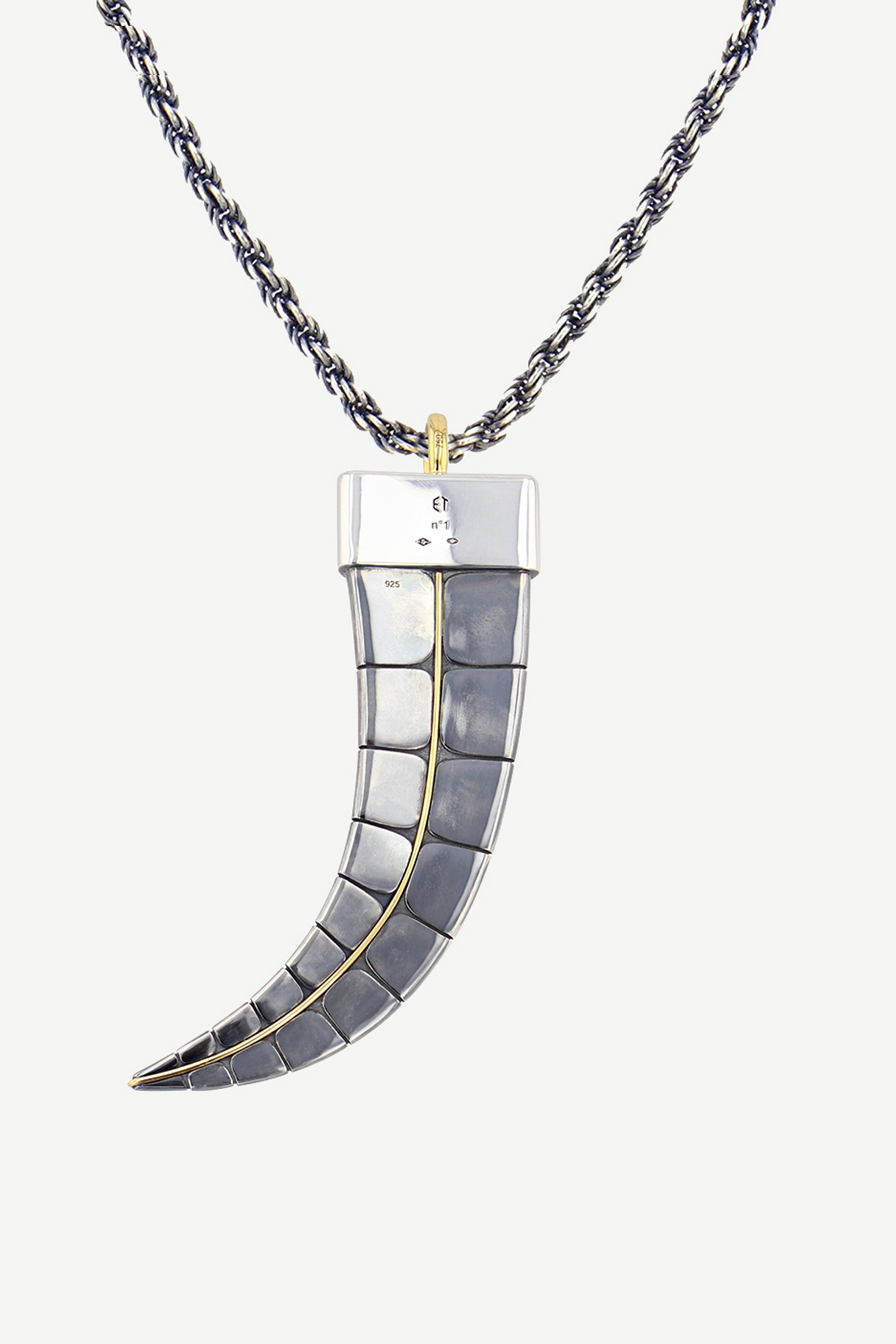 collier ecailles or jaune argent 